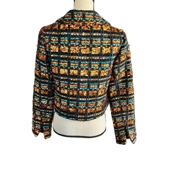 Smythe‎ Metallic Tweed Boxy Jacket in Multi Metallic Size 6 NWT - Picture 4 of 7